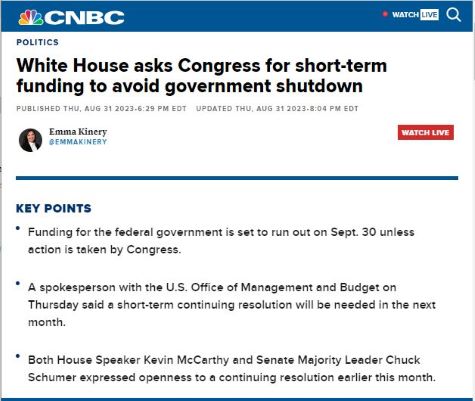 White House Asks Congress for Short Term Funding.JPG